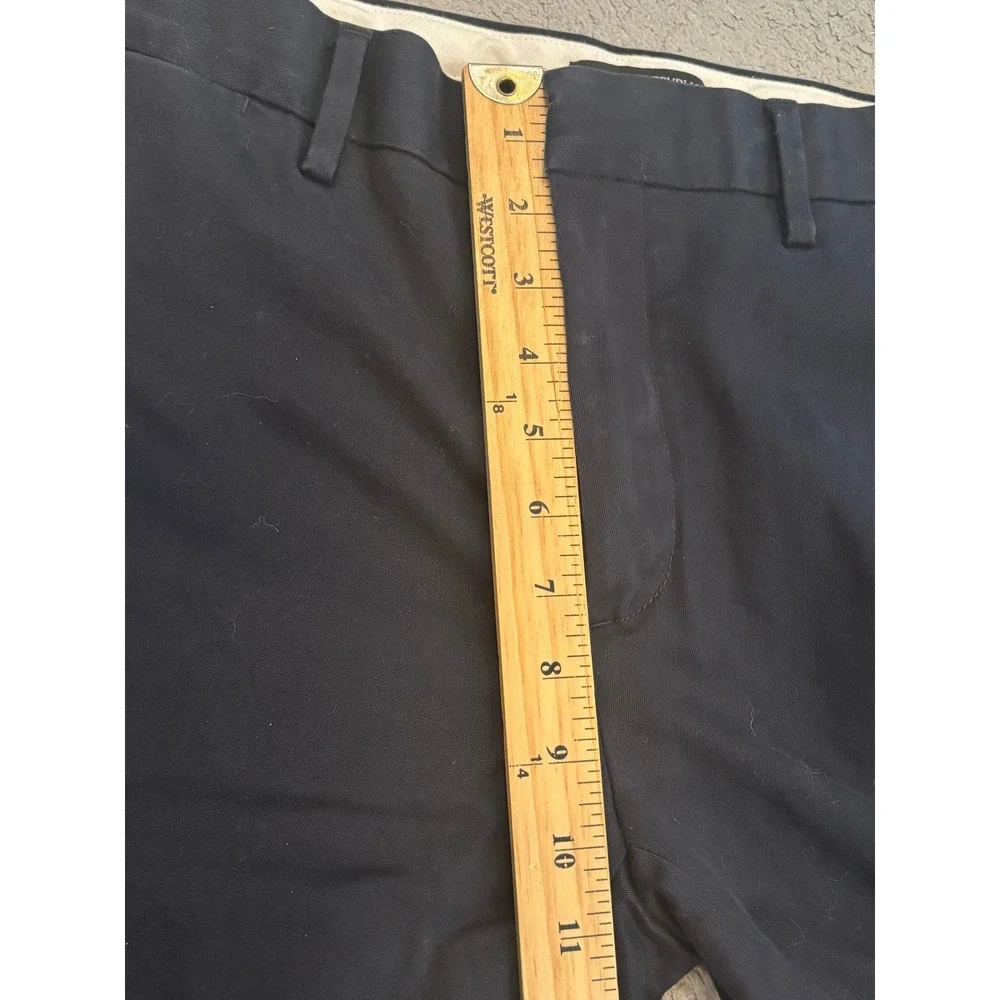 Banana Republic Mason Athletic Tapered Fit Navy Blue Chino Pants Mens 32x32